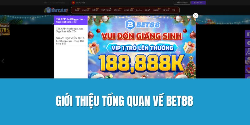 Giới thiệu tổng quan về Bet88
