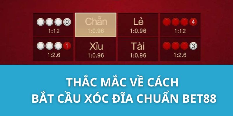 Thắc Mắc Về Cách Bắt Cầu Xóc Đĩa Chuẩn Bet88